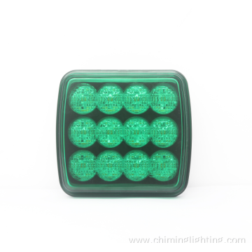 green rechargeable beacon light warning lamp